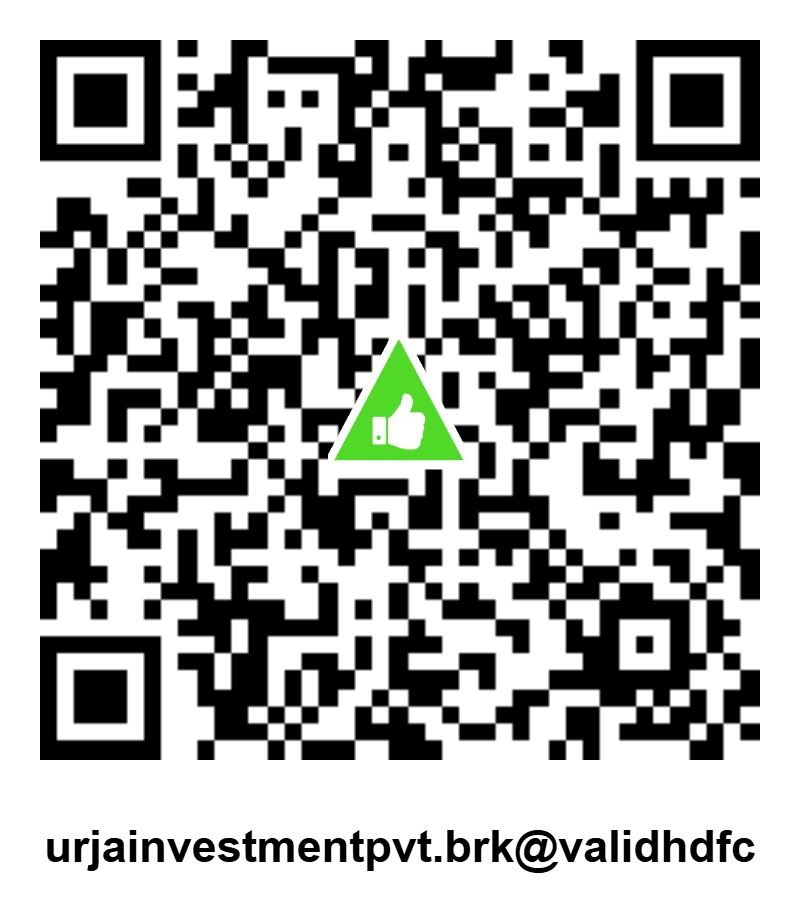 SEBI validated UPI QR code for Urja Investment Private Limited — urjaglobalinvestmentpvt.brk@validhdfc